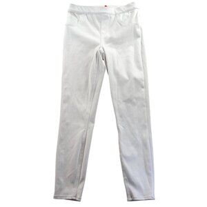 Spanx Womens Legginngs Medium Pull On White Skinny Leg Classic Casual Athleisure